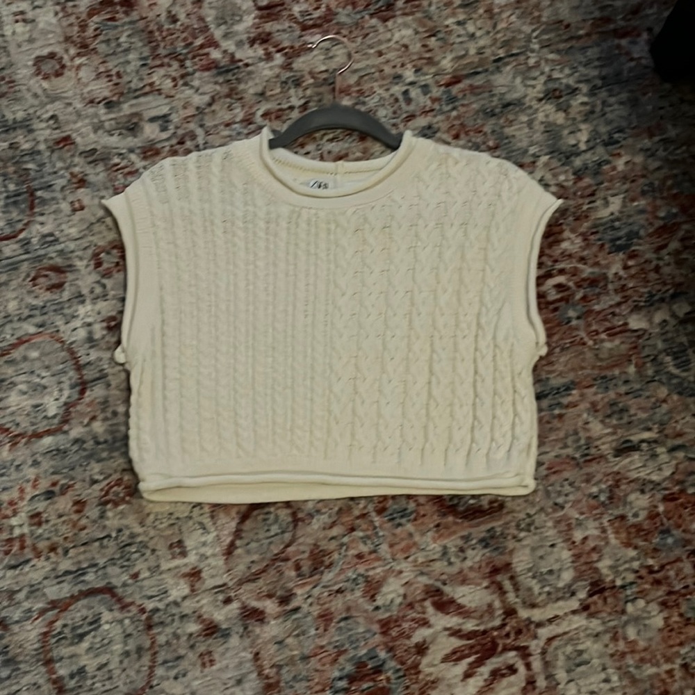 Zara womens knit top
